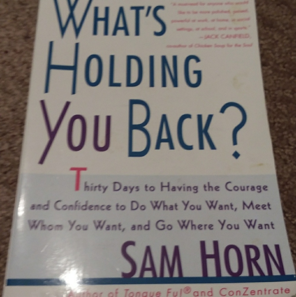 What's Holding You Back?